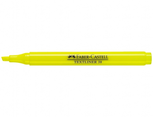 Rotulador faber fluorescente textliner 38 amarillo Faber-Castell 157707, imagen 2 mini