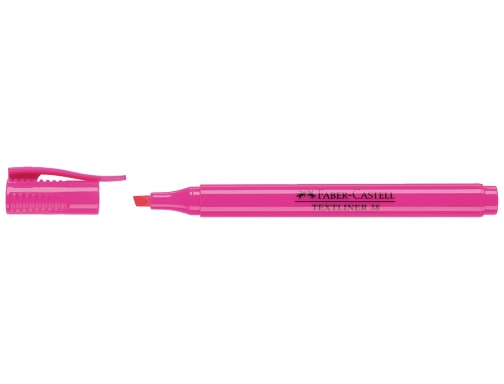 Rotulador faber fluorescente textliner 38 rosa Faber-Castell 157728, imagen 2 mini