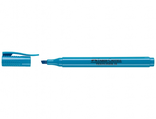 Rotulador faber fluorescente textliner 38 azul Faber-Castell 157751, imagen 2 mini