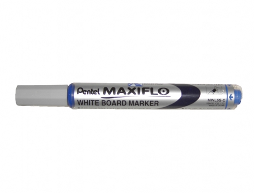 Rotulador maxiflo Pentel para pizarra blanca color azul MWL5S. C, imagen 2 mini