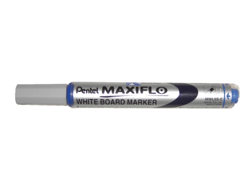 Rotulador maxiflo Pentel para pizarra blanca color azul MWL5S. C, imagen 2 mini