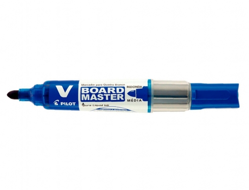 Rotulador Pilot v board master para pizarra blanca azul tinta liquida trazo NVBMA, imagen 2 mini