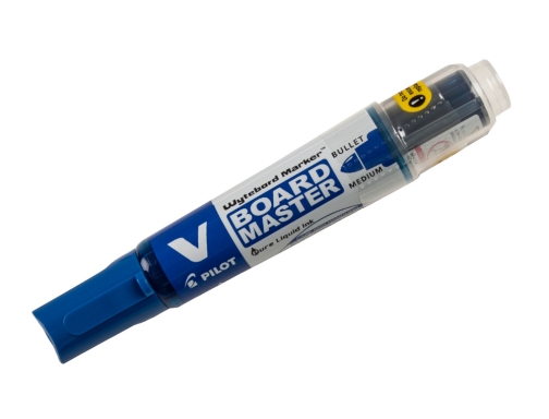 Rotulador Pilot v board master para pizarra blanca azul tinta liquida trazo NVBMA, imagen 3 mini