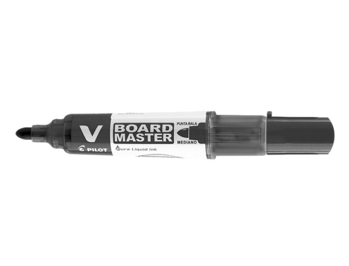 Rotulador Pilot v board master para pizarra blanca negro tinta liquida trazo NVBMN, imagen 2 mini