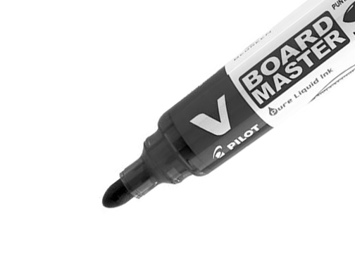 Rotulador Pilot v board master para pizarra blanca negro tinta liquida trazo NVBMN, imagen 4 mini