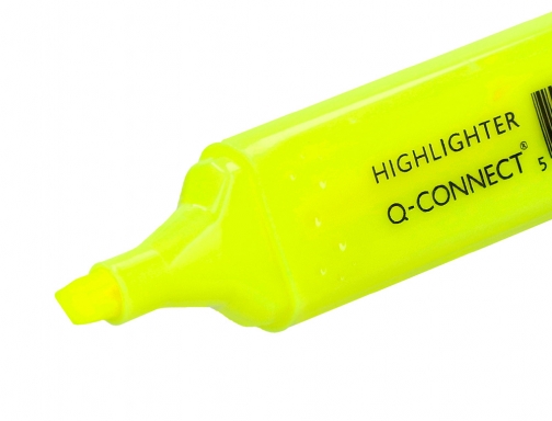 Rotulador Q-connect fluorescente amarillo punta biselada KF01111, imagen 4 mini