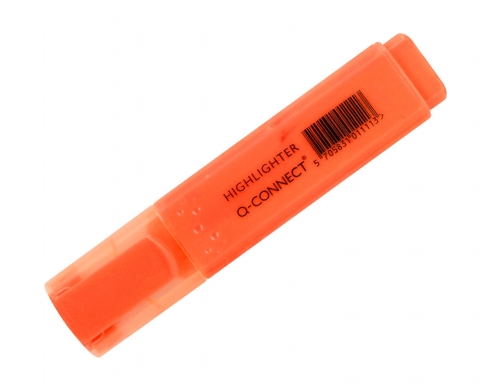 Rotulador Q-connect fluorescente naranja punta biselada KF01115, imagen 3 mini