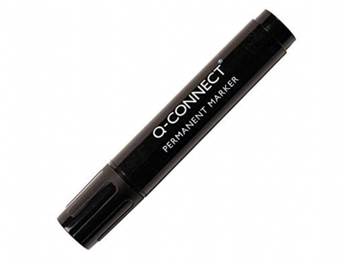 Rotulador Q-connect marcador permanente negro punta biselada 5.0 mm KF26042, imagen 3 mini