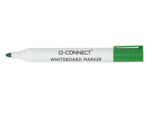 Rotulador Q-connect pizarra blanca color verde punta redonda 3 mm KF26009, imagen 2 mini