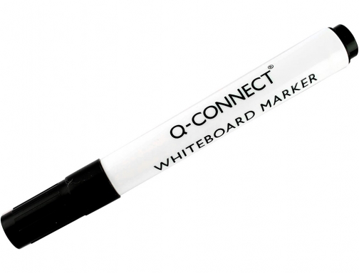 Rotulador Q-connect pizarra blanca color negro punta redonda 3 mm KF26035, imagen 3 mini