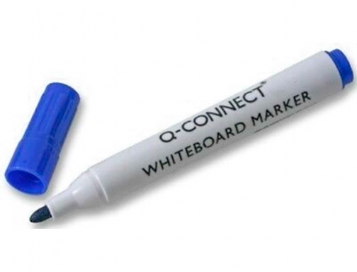 Rotulador Q-connect pizarra blanca color azul punta redonda 3 mm KF26036, imagen 5 mini