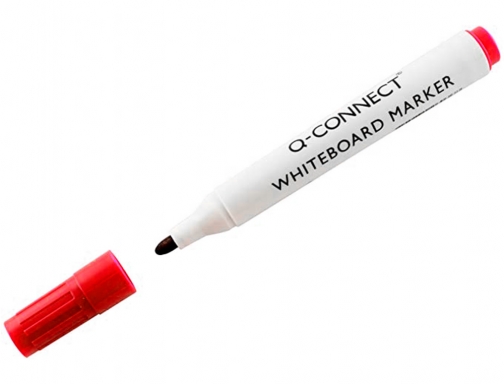 Rotulador Q-connect pizarra blanca color rojo punta redonda 3 mm KF26037, imagen 3 mini