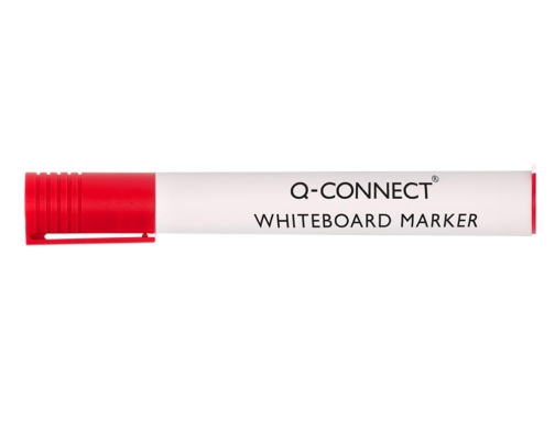 Rotulador Q-connect pizarra blanca color rojo punta redonda 3 mm KF26037, imagen 4 mini