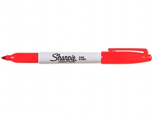 Rotulador Sharpie permanente punta fina rojo S0810940, imagen 2 mini