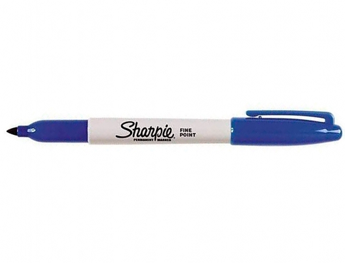 Rotulador Sharpie permanente punta fina azul S0810950, imagen 2 mini