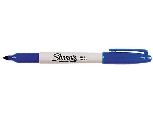 Rotulador Sharpie permanente punta fina azul S0810950, imagen 2 mini