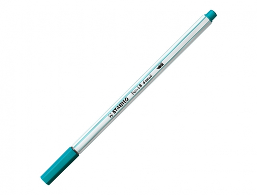 Rotulador Stabilo acuarelable pen 68 brush punta pincel estuche de 12 unidades 568 12-21 , surtidos, imagen 3 mini