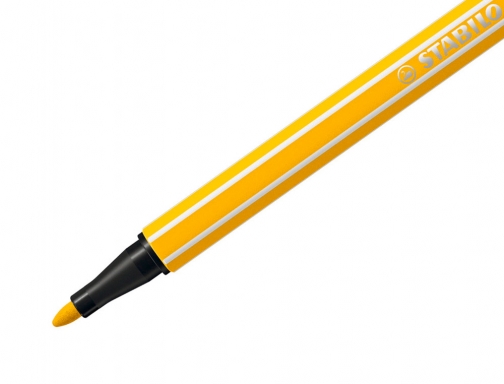 Rotulador Stabilo acuarelable pen 68 amarillo 1 mm 68 44, imagen 4 mini