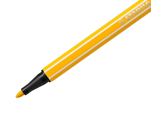 Rotulador Stabilo acuarelable pen 68 amarillo 1 mm 68 44, imagen 4 mini