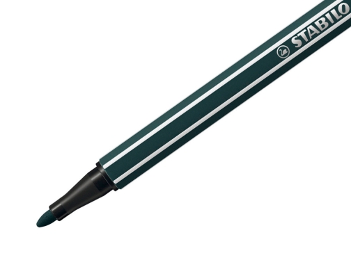 Rotulador Stabilo acuarelable pen 68 verde tierra 1 mm 68 63, imagen 4 mini