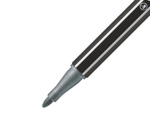 Rotulador Stabilo acuarelable pen 68 de metal plata 1 mm 68 805, imagen 4 mini
