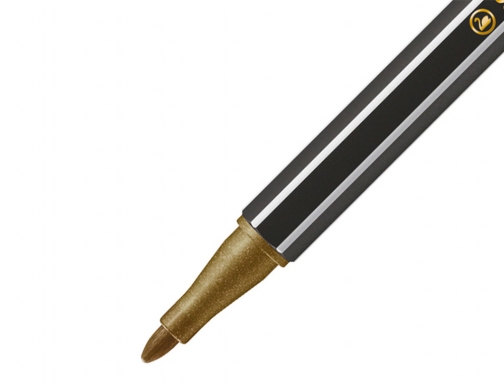 Rotulador Stabilo acuarelable pen 68 de metal oro 1 mm 68 810, imagen 4 mini