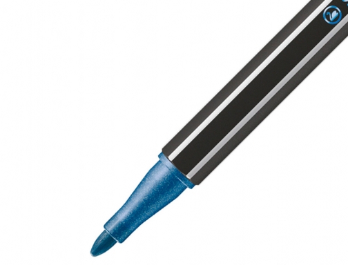 Rotulador Stabilo acuarelable pen 68 de metal azul 1 mm 68 841, imagen 4 mini