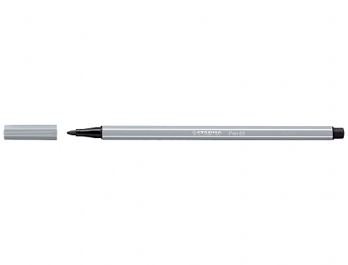 Rotulador Stabilo acuarelable pen 68 gris azulado claro punta gruesa 1mm 68 95, imagen 2 mini