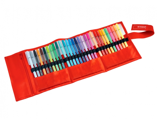 Rotulador Stabilo acuarelable pen 68 estuche de 24 colores estandar + 6 6830-1 , surtidos, imagen 4 mini