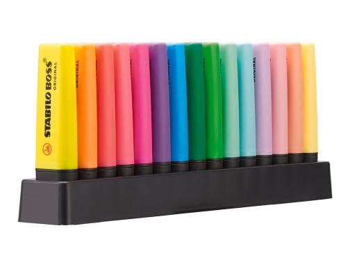 Rotulador Stabilo boss fluorescente 70 blister de 15 unidades colores surtidos 7015-01-5, imagen 5 mini