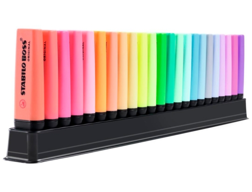 Rotulador Stabilo boss fluorescente 70 deskset estuche de 23 unidades colores surtidos 7023-01-5-20, imagen 2 mini