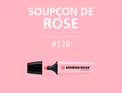 Rotulador Stabilo boss pastel fluorescente 70 rubor rosa 70 129, imagen 5 mini