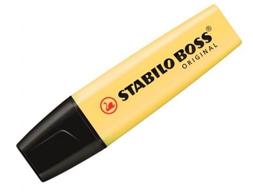 Rotulador Stabilo boss pastel fluorescente 70 amarillo cremoso 70 144, imagen 3 mini