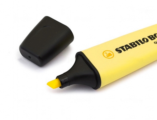 Rotulador Stabilo boss pastel fluorescente 70 amarillo cremoso 70 144, imagen 4 mini