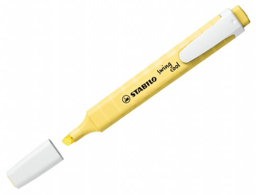 Rotulador Stabilo fluorescente swing cool pastel amarillo cremoso 275 144-8 , amarillo crema, imagen 2 mini