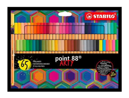 Rotulador Stabilo point 88 punta de fibra arty line estuche carton de 8865-21-20 , surtidos, imagen 3 mini