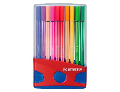 Rotulador Stabilo punta de fibra pen 68 color parade estuche de 20 6820-04 , surtidos, imagen 3 mini