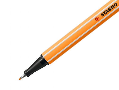 Rotulador Stabilo punta de fibra point 88 naranja 0,4 mm 88 54, imagen 4 mini