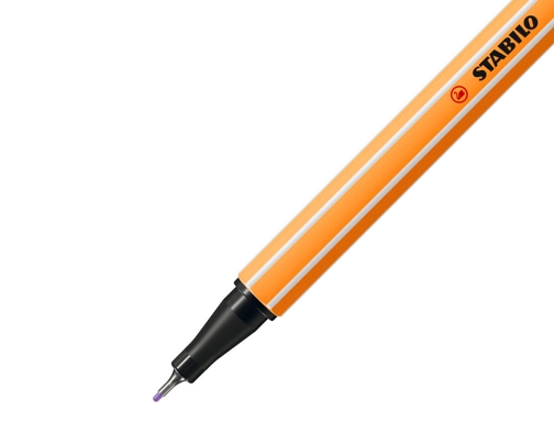 Rotulador Stabilo punta de fib ra point 88 lila claro punta fina 88 59, imagen 4 mini