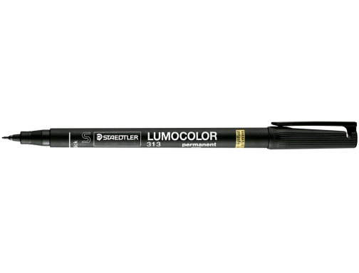 Rotulador Staedtler lumocolor retroproyeccion punta de fibra permanente 313-9 negro punta super 3139, imagen 2 mini