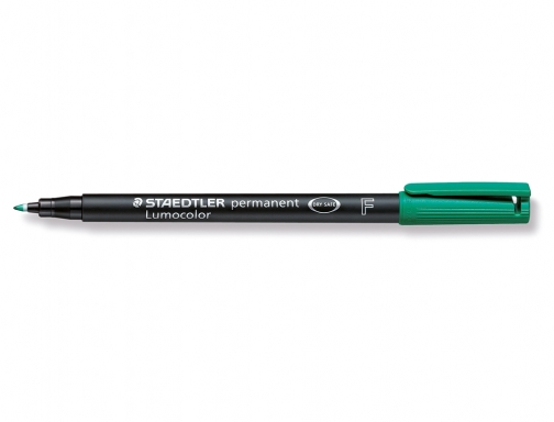 Rotulador Staedtler lumocolor retroproyeccion punta de fibrapermanente 318-5 verde punta fina redonda 3185, imagen 2 mini