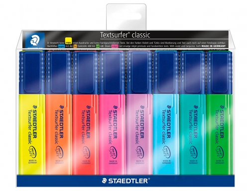 Rotulador Staedtler textsurfer 364 fluorescente bolsa de 6 unidades colores surtidos + 364 A WP8, imagen 2 mini