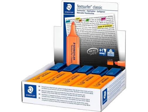 Rotulador Staedtler textsurfer classic 364 fluorescente naranja 364-4, imagen 3 mini