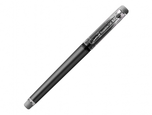 Rotulador Uni-ball roller uf-222 tinta gel borrable 0,7 mm negro Uniball 233759000, imagen 3 mini