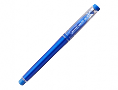 Rotulador Uni-ball roller uf-222 tinta gel borrable 0,7 mm azul Uniball 305771000, imagen 3 mini