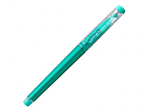 Rotulador Uni-ball roller uf-222 tinta gel borrable 0,7 mm verde Uniball 233783000, imagen 3 mini