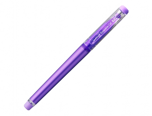 Rotulador Uni-ball roller uf-222 tinta gel borrable 0,7 mm violeta Uniball 305805000, imagen 3 mini