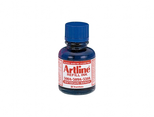Tinta Artline azul para rotulador pizarra blanca 500a bote 20 ml ESK-50A-AZ, imagen 2 mini