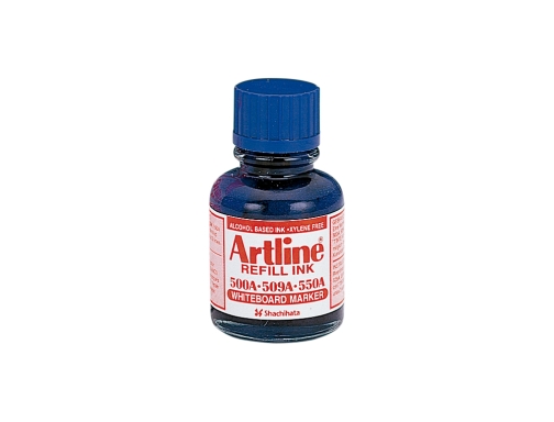 Tinta Artline azul para rotulador pizarra blanca 500a bote 20 ml ESK-50A-AZ, imagen 2 mini