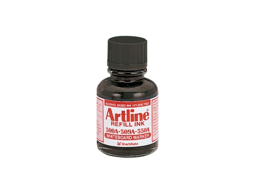 Tinta Artline negro para rotulador pizarra blanca 500a bote 20 ml ESK50ANE, imagen 2 mini